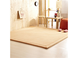 Tæppe, luksusudgave, 2x2m, Sandy Brown